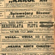 Filmų anonsai dienraštyje „Słowo“, 1939 m.